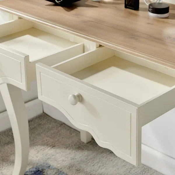 Linon Home D閏or Amberly Two Tone Vanity Set - White