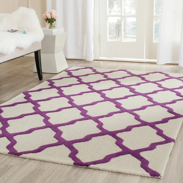 Safavieh Cambridge Ivory & Navy 8& x 10& Rug