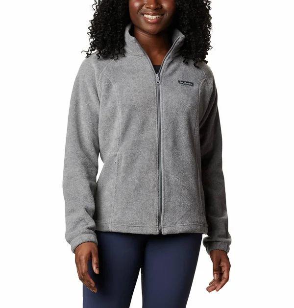 Columbia Women's Benton Springs Fleece Jacket, XXL, Gray