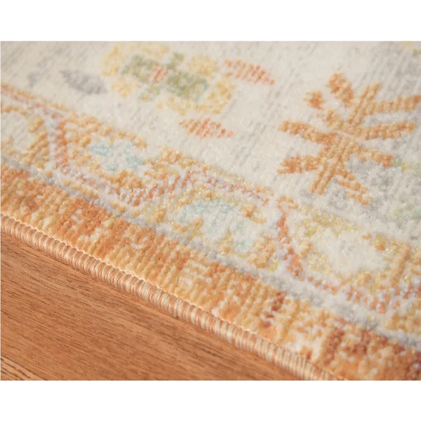 Amer Bohemian BHM-3 Area Rug, Aqua, 8&9x22 x 11&9x22 Rectangle