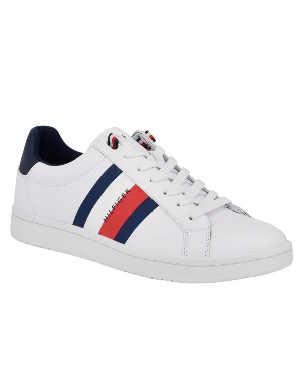 Tommy Hilfiger Men's Lectern Sneaker, White, 8.5