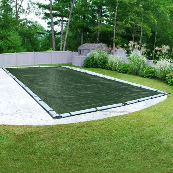Robelle Supreme 18& x 40& Rectangular Winter Pool Cover - Green