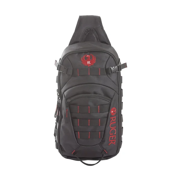 Ruger Glendale Sling pack, black/red allen-cases, 18" x 10" x 4"