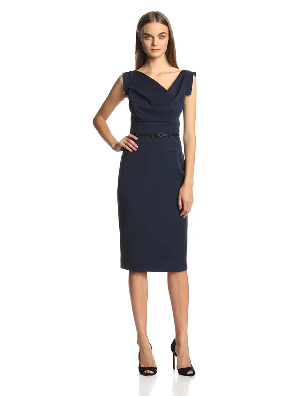 Black Halo Jackie Sheath Dress - 8, Eclipse