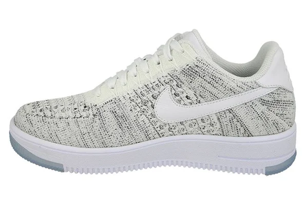 Nike Women's Af1 Flyknit Low Casual Shoe, White