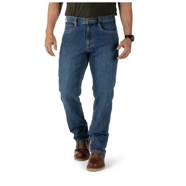5.11 Defender-Flex Straight Jean - Med Indigo - 74477-586-38-34
