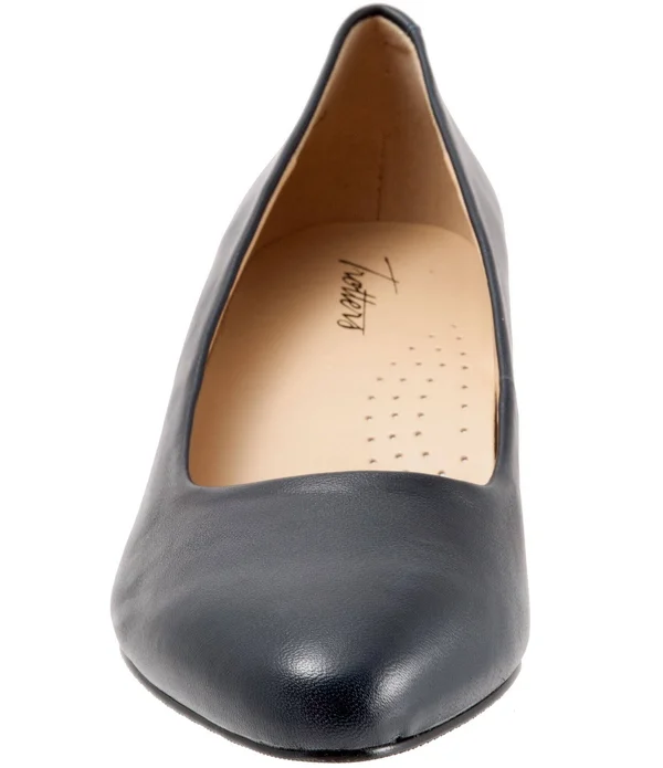 Trotters Kiera Pumps, Women's, Navy, Size: 9.5