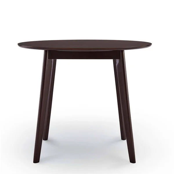Modway Vision 35x22 Round Dining Table in Cappuccino