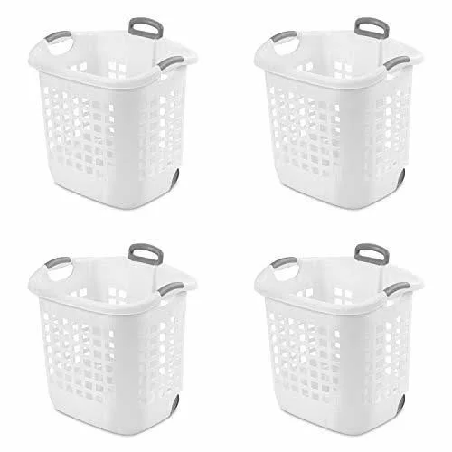 Sterilite 12248004 Laundry Basket - 62 L, White