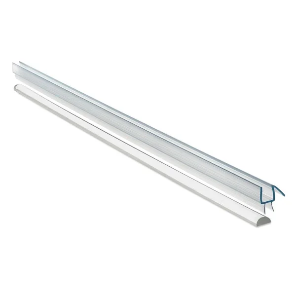 Symphony Shower Doors WF 46.50-D26-B-IGP20.00X76 46.5x22 x 76x22 Hinged Frameless Shower Door Finish: Brushed Nickel