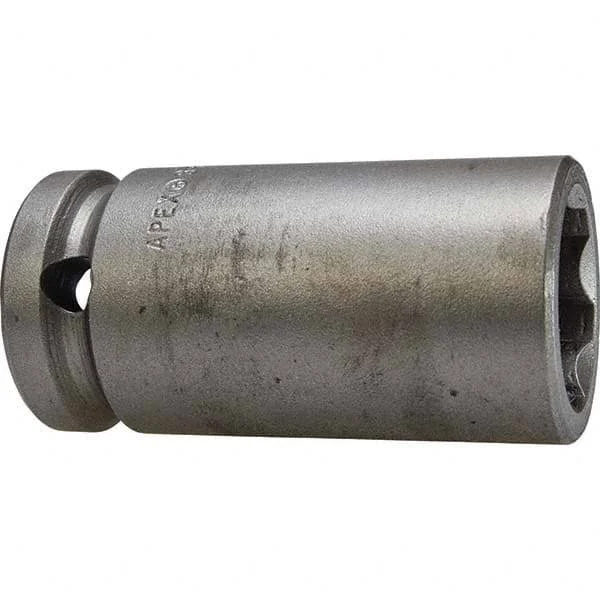 Apex SF-15MM25 Long Length Socket - Metric, 1/2 in Female Square