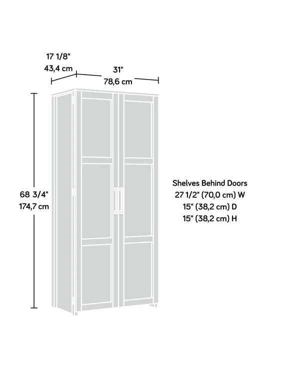Sauder HomePlus Storage Cabinet - Dakota Oak