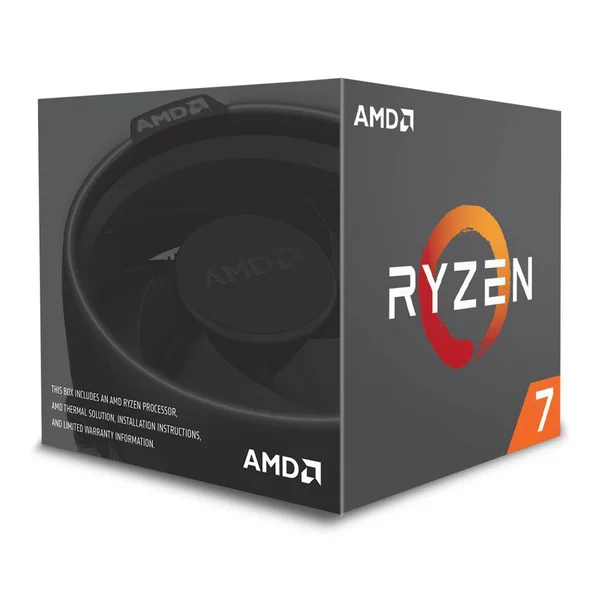 AMD YD2700BBAFBOX Ryzen 7 2700 Processor with Wraith Spire LED Cooler