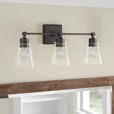 Gallego 3-Light Vanity Light Three Posts Finish: Old Bronze