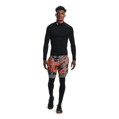 Under Armour ColdGear Compression Mock Long-Sleeved Top Black White - 4XL