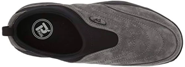 Propet Women's Wash & Wear Slip-On II, Size: 10.5, Pewter Suede