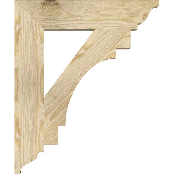 4x22W x 20x22D x 24x22H Merced Traditional Rough Sawn BRACKET, Douglas Fir