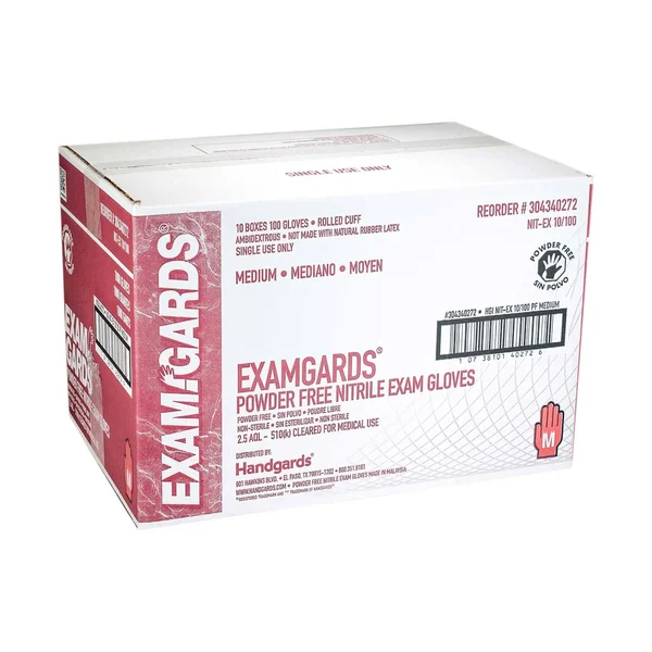Blue Medium Disposable Nitrile Gloves