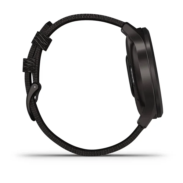 Garmin v韛omove Style - Smart Watch with Heart Rate Monitor - Black Pepper