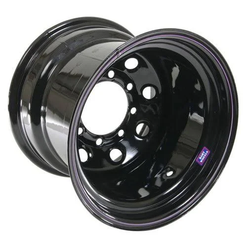 16.5x12 8x165.10mm|8x6.5 inch Bart Wheels Super Trucker Black Wheels