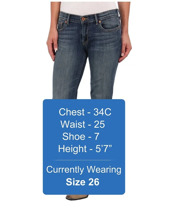 Lucky Brand Women's Sweet N Straight Jeans - Tanzanite - Size 30x32