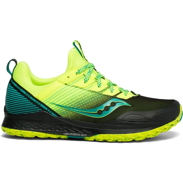Saucony Mad River TR Citron/Black - Men's, Size: 7.5