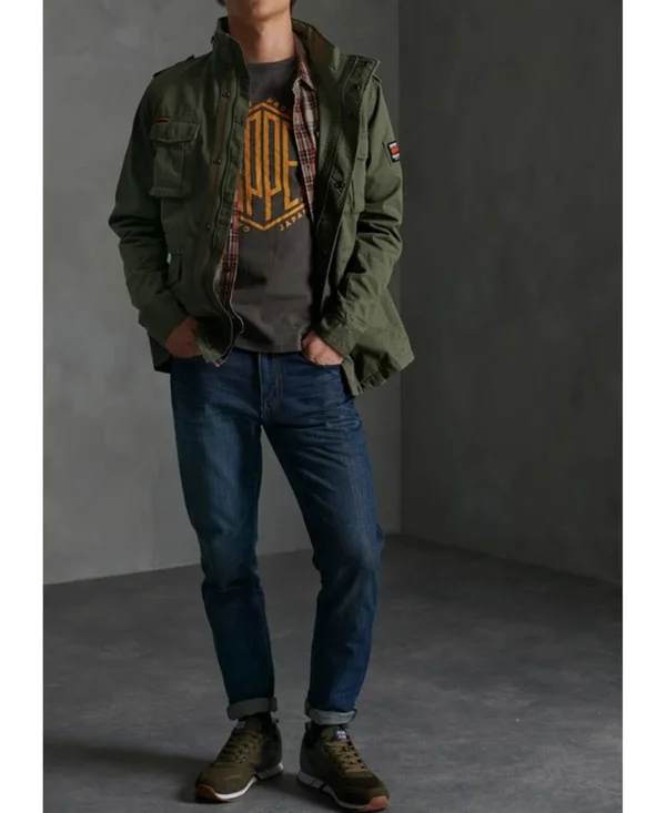 Superdry Army Green Classic Rookie Jacket