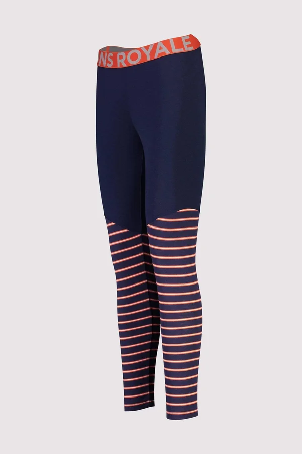 Mons Royale Christy Legging - Women's Alpine Stripe - Xs