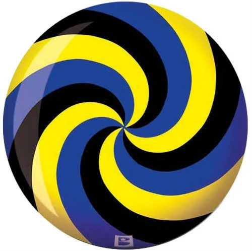 Brunswick Spiral Yellow/Blue/Black Viz-A-Ball Bowling Ball