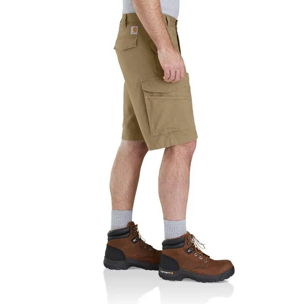 Carhartt Rugged Flex Rigby Cargo Short, Burnt Olive Fatigue Camo, 29