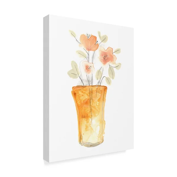 Trademark Art June Erica Vess 'Blossom Pop Study I' Canvas Wall Art