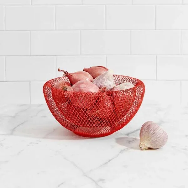 Moma, Mesh Bowl, Red