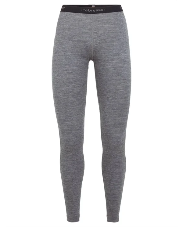 Icebreaker Womens 200 Oasis Leggings (013_GRITSTONEHTHR, XS)
