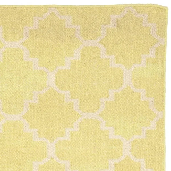 Safavieh Dhurries DHU554A Light Green, Ivory 5& x 8& Area Rug