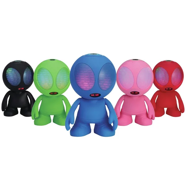 Supersonic Bluetooth Alien Portable Speaker (Red)