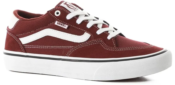 Vans Rowan Pro Skate Shoes - Port/White 7.5