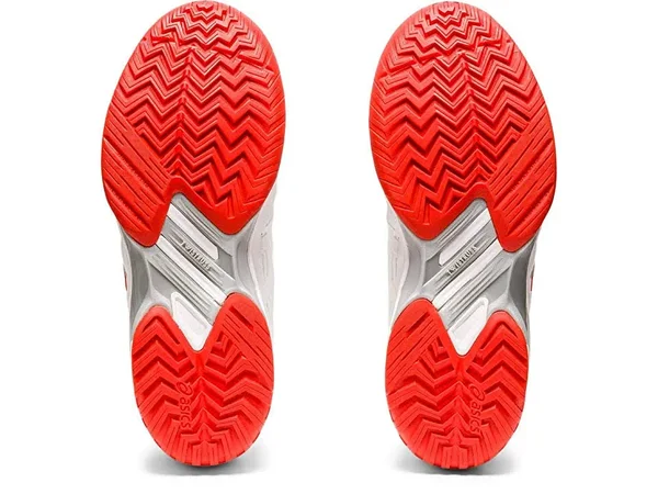 Asics Women's Solution Speed FF - White/Fiery Red, 9