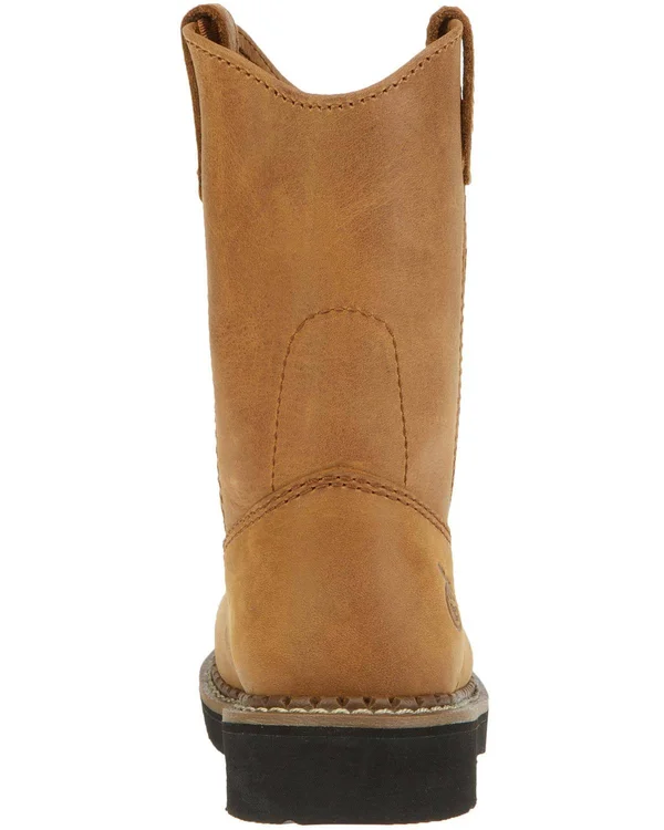 Georgia Boot Kids& Wellington Work Boots, Brown