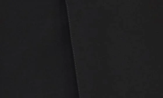 Alex Evenings Chiffon Overlay Straight Leg Pants - Black - Large