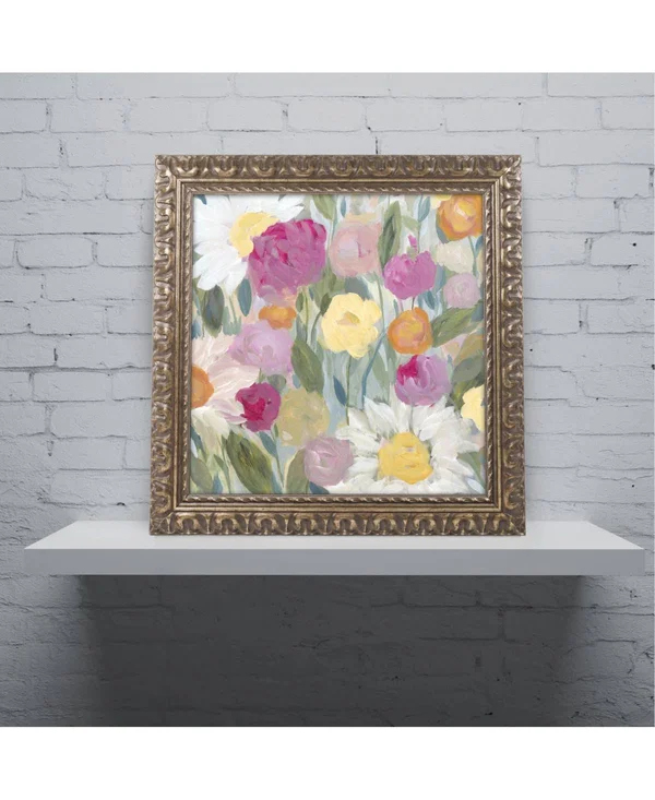 Trademark Art Carrie Schmitt 'Jubilation' Gold Ornate Framed Art