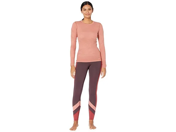 Smartwool Merino Sport Fleece Colorblock Tight - Women's Woodsmoke - S