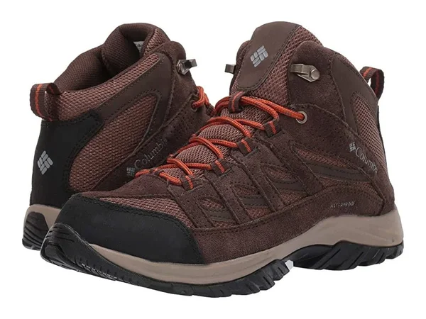 Columbia Men's Crestwood Mid Waterproof Boots - Size 8 - Brown
