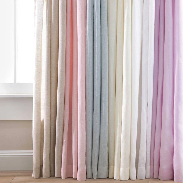 Pine Cone Hill - Lush Linen Ivory Curtain Panel
