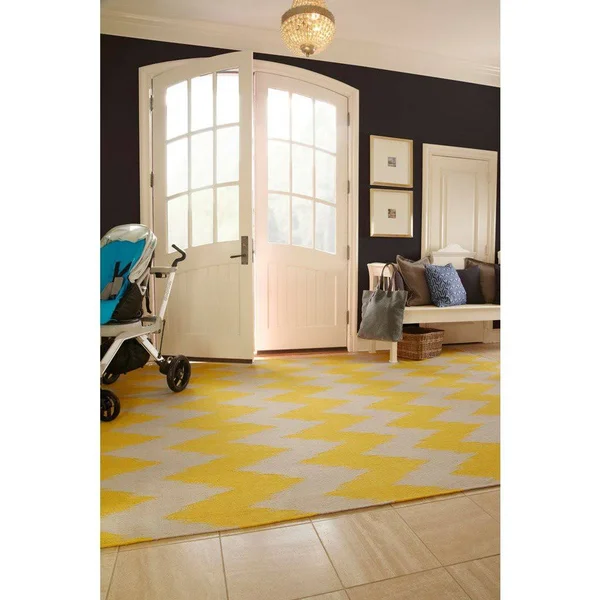 Genevieve Gorder Insignia 3626RS0 Area Rug Yellow, Size: 3 x 5 ft.