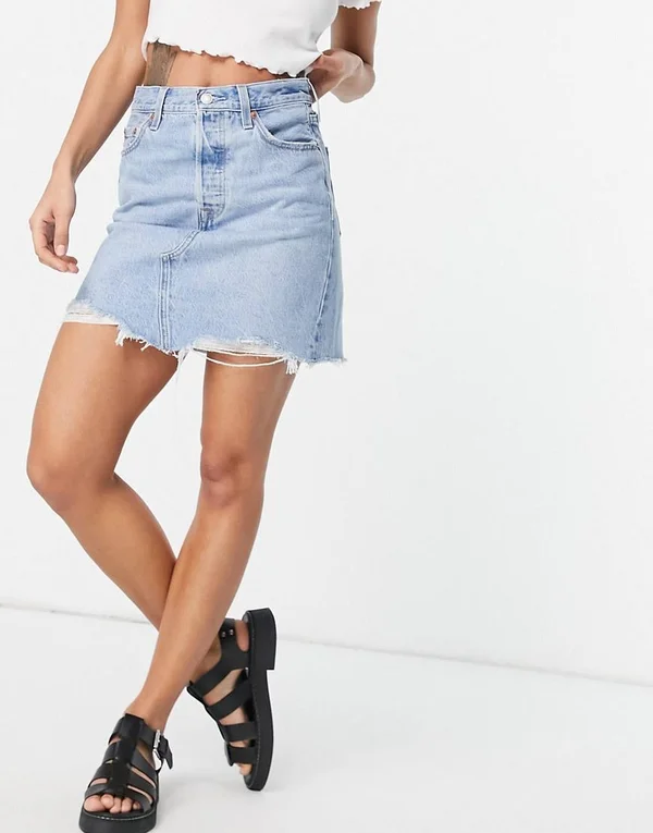 Levi`s Women's Skirt - Blue, W25