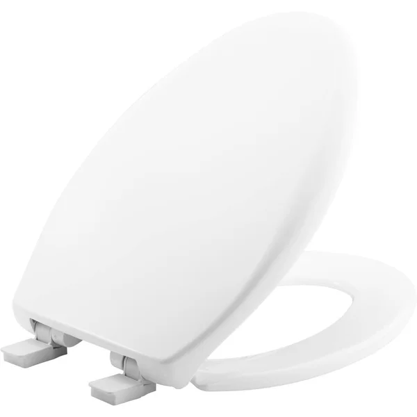 Mansfield White Elongated Slow-Close Toilet Seat - 1311787 000