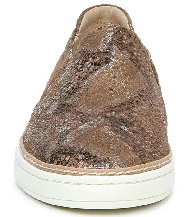 Wide Width Women's Jade Slip-On by Naturalizer in Alabaster Snake (Size 9 W)