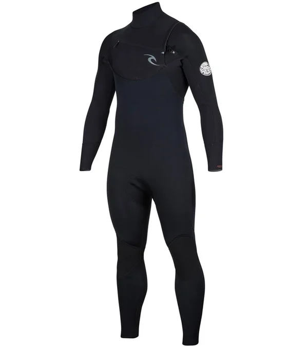 Rip Curl Dawn Patrol 3/2 Chest Zip Wetsuit - Black - M