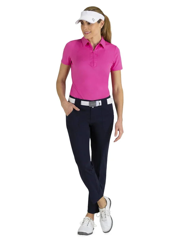 Jofit Women's Belted Cropped Pant Size 14 - Midnight