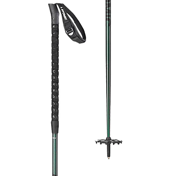 Atomic BCT Freeride SQS Ski Poles Green/Grey, 115cm
